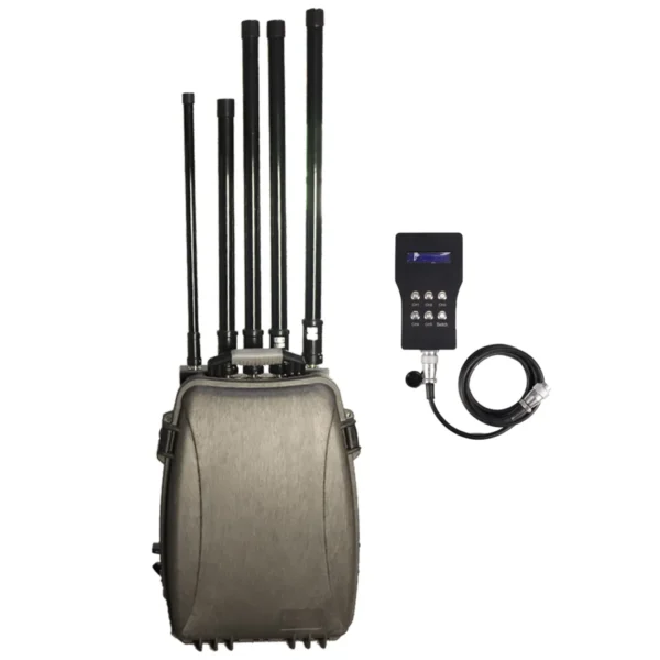 6 Bands Portable Drone Jammer 1-2km anti-drone gun/jammer 2km UAV jammer Drone jammer WiFi 2.4G 5.8G GPS Anti Drone systems