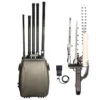 6 Bands Portable Drone Jammer 1-2km anti-drone gun/jammer 2km UAV jammer Drone jammer WiFi 2.4G 5.8G GPS Anti Drone systems