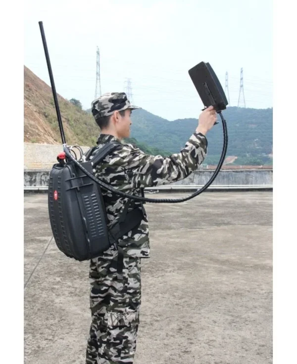 6 Bands Portable Drone Jammer 1-2km anti-drone gun/jammer 2km UAV jammer Drone jammer WiFi 2.4G 5.8G GPS Anti Drone systems
