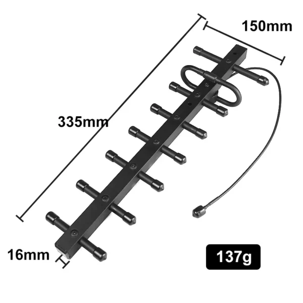 1.5G 2.4G 5.8G UAV Antenna Eight Days Directional RF Antenna Anti-UAV Equipment Launch