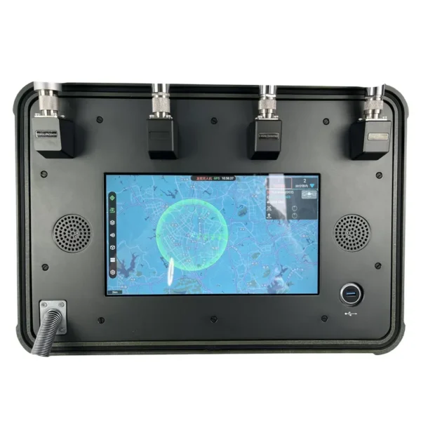 Anti Drone Portable Ultra-wide Full-Band Antenna autonomous Drone monitoring equipment can locate drone and pilot positions comprehensive UAV(Autel,parrot,FPV,Wifi,DIY drones) detection platform VS DJI mobile system mavic fpv autel anti drone device