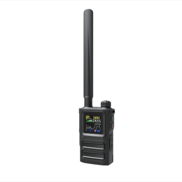 Full-Band Antenna Handheld Drone Detection System 300MHZ-6GHZ, portable UAV detector FPV/UAS Identify FPV Drones  RF signal detector