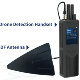 Handheld 2000M 360 degrees 5.8G 2.4G drone detection and direction finding device