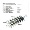 4 in 1 860-930/1560-1620/2400-2500/5700- 5900MHz High Gain 18dBi PCB Antenna GPS Directional Anti Drone Device